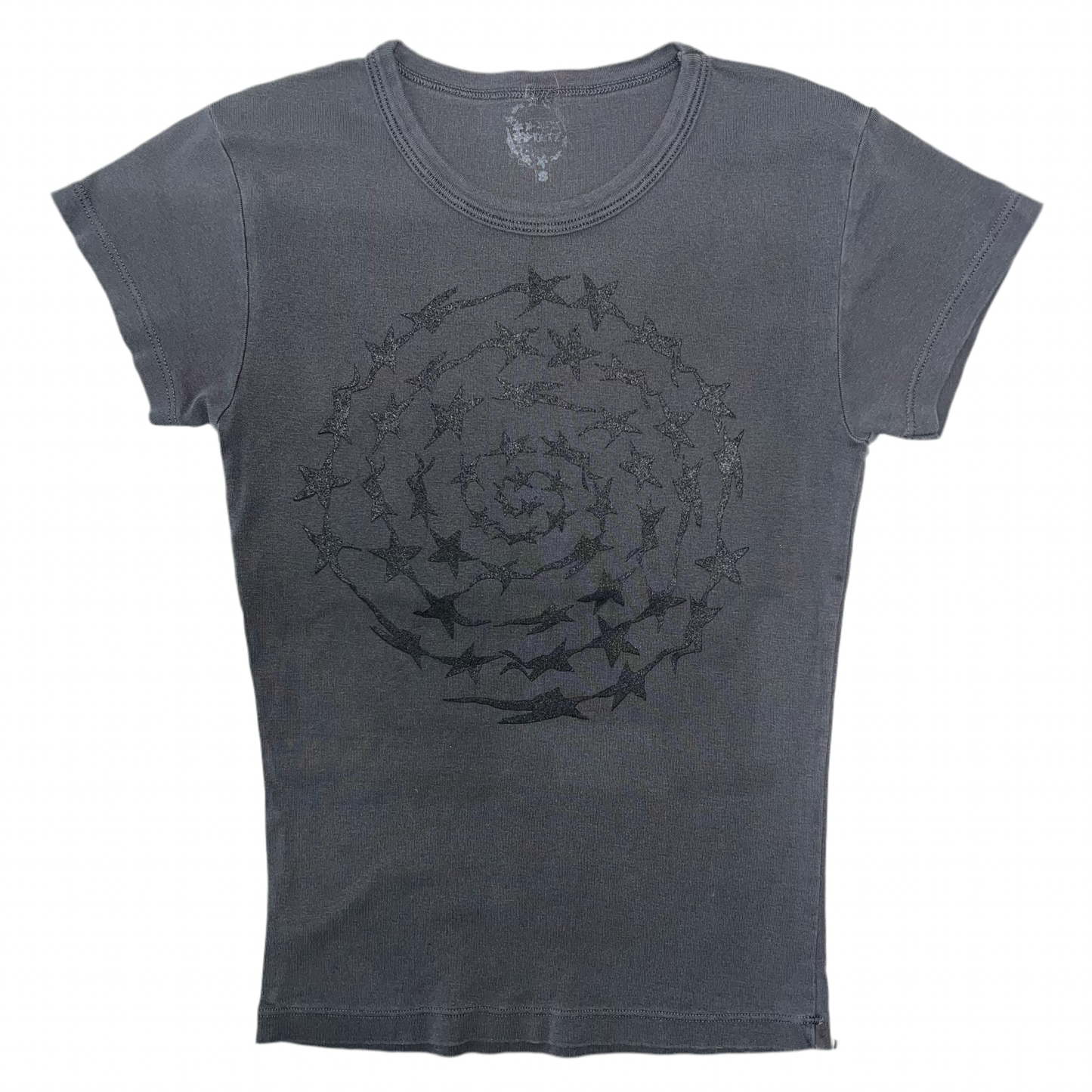 WARPED STARS SPIRAL T : BLK