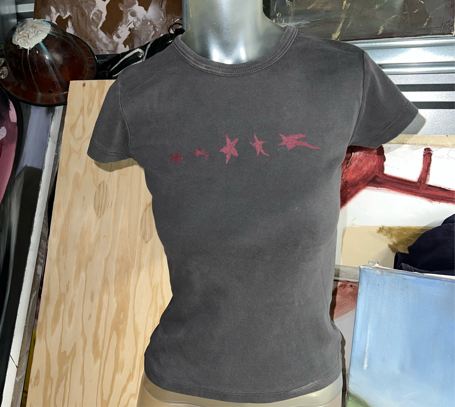 WARPED STARS BABY T : BLK