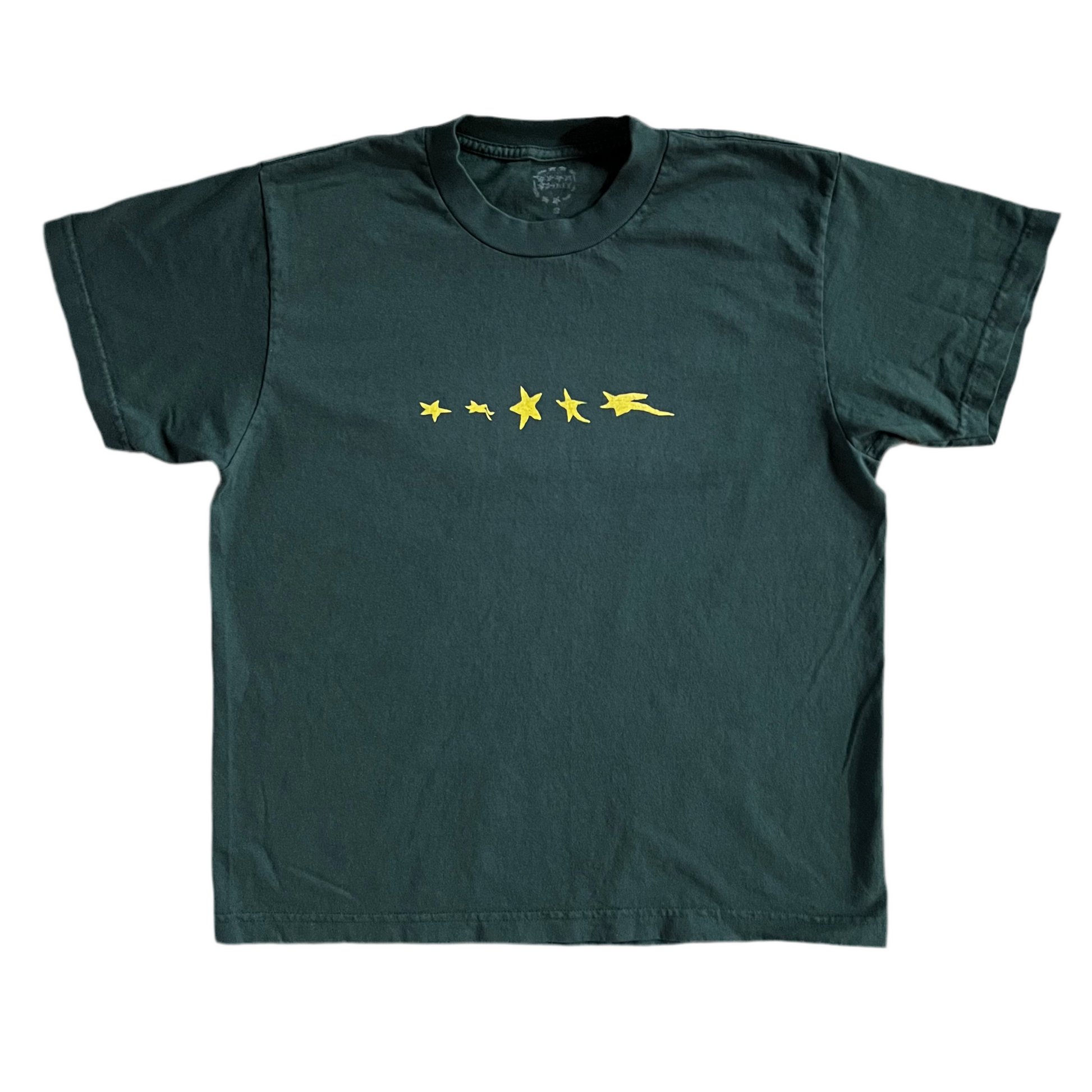 WARPED STARS : DARK GREEN