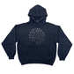 WARPED STAR SPIRAL HEAVY WEIGHT 14oz HOODIE : BLK