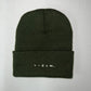 WARPED STARS EMBROIDERED BEANIE : BLK : BLU : GRN