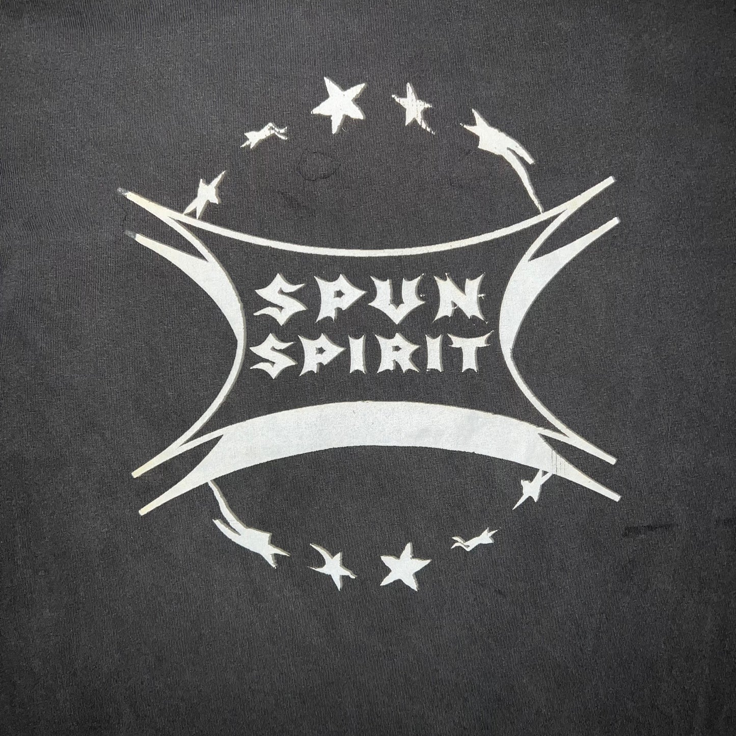 SPUN EMBLEM LS HEAVYWEIGHT : BLK FADE