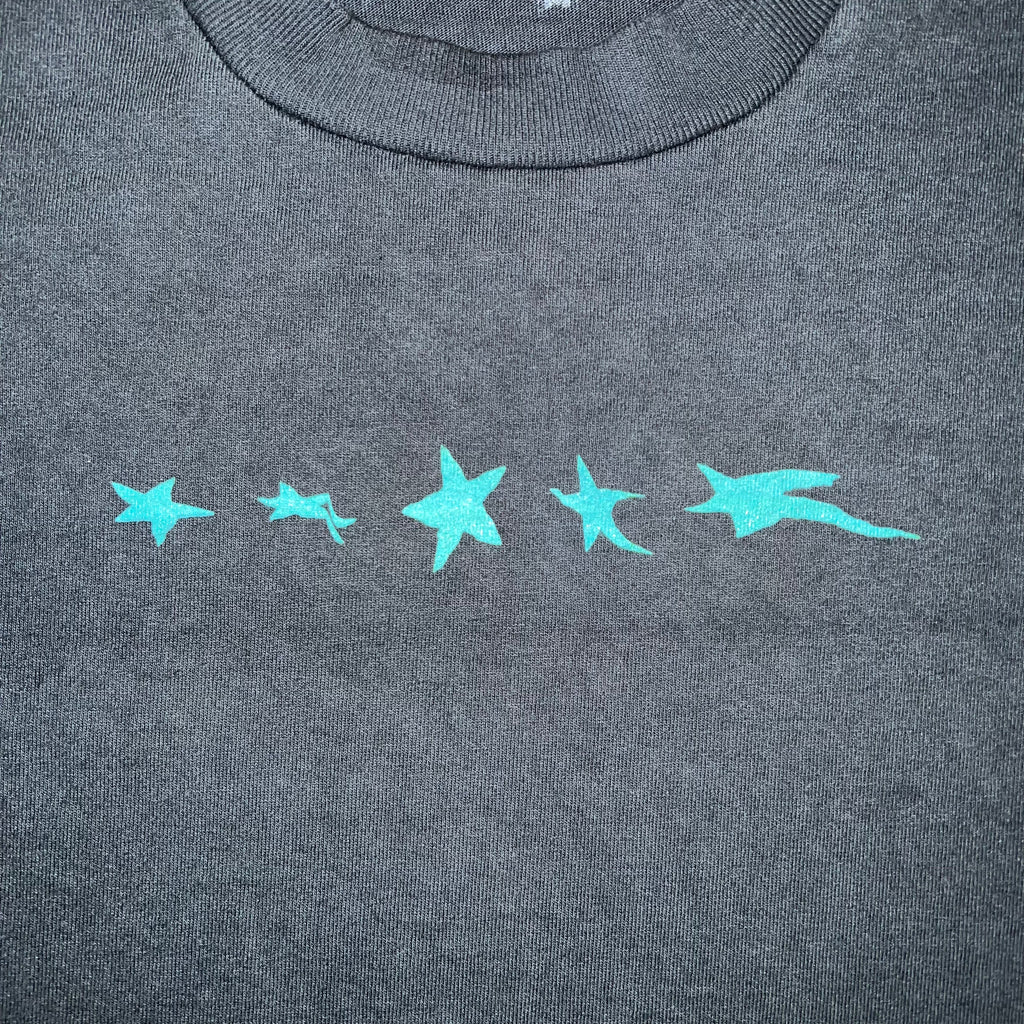 HVY WEIGHT WARPED STARS : BLK