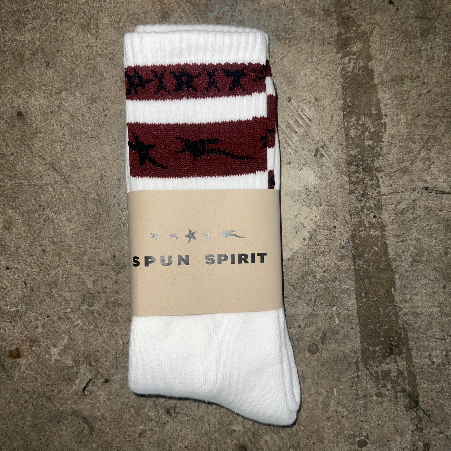 SpunNot Sock : Red Black