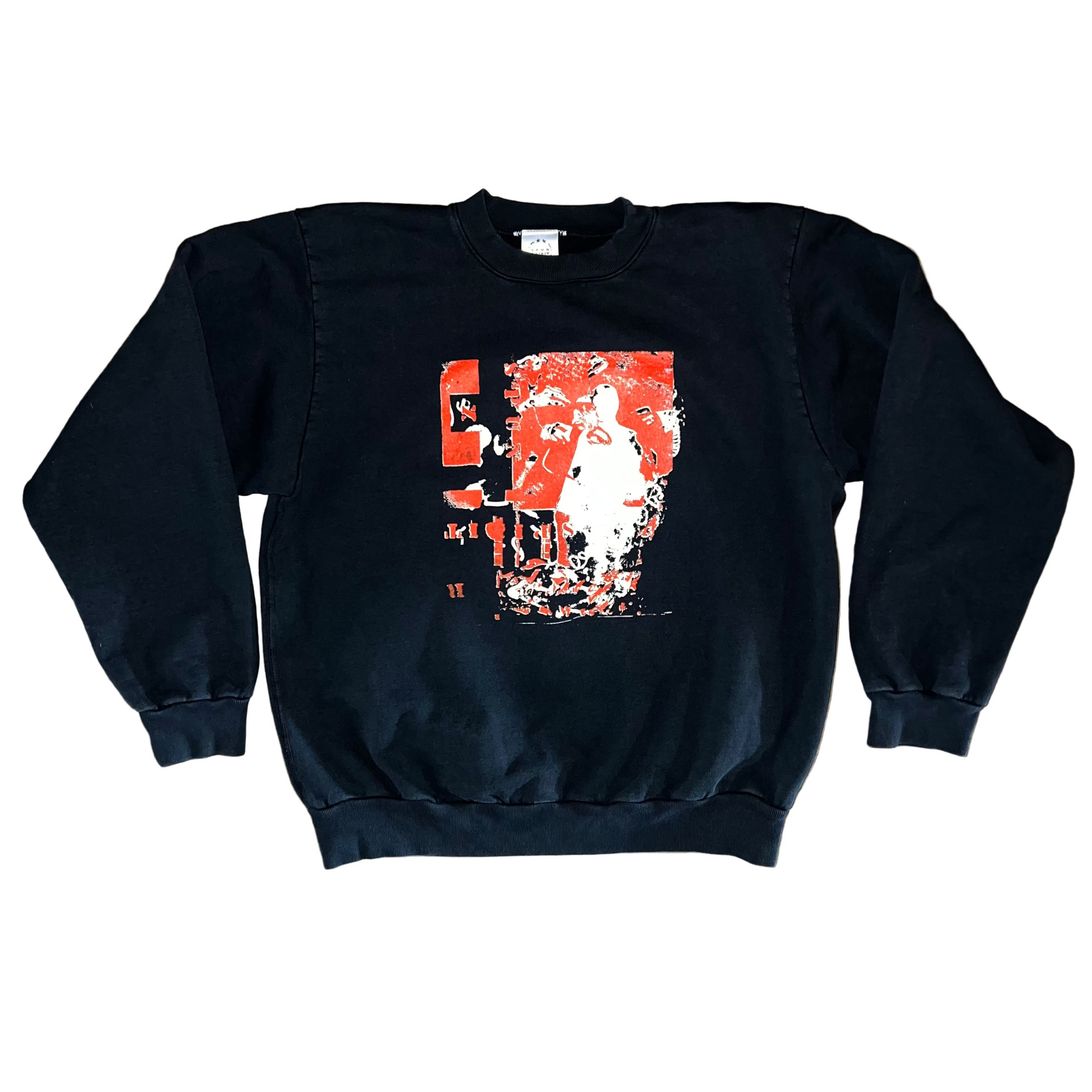 1:1 PRINT CREW NECK SWEATER : L