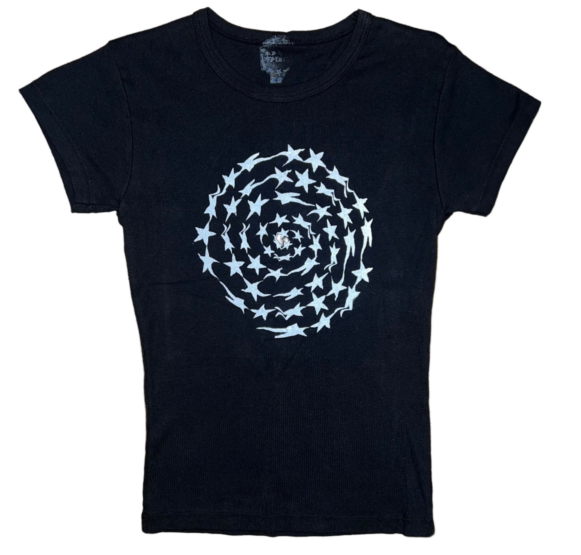 WARPED STARS SPIRAL T : BLK