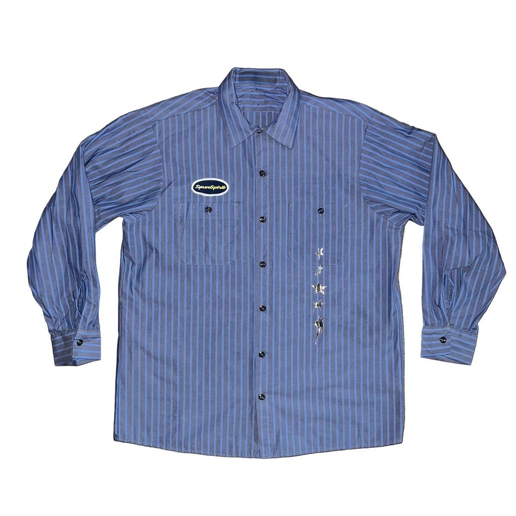 1:1 RWW STRIPE PATCH WARPED STARS : LS : L