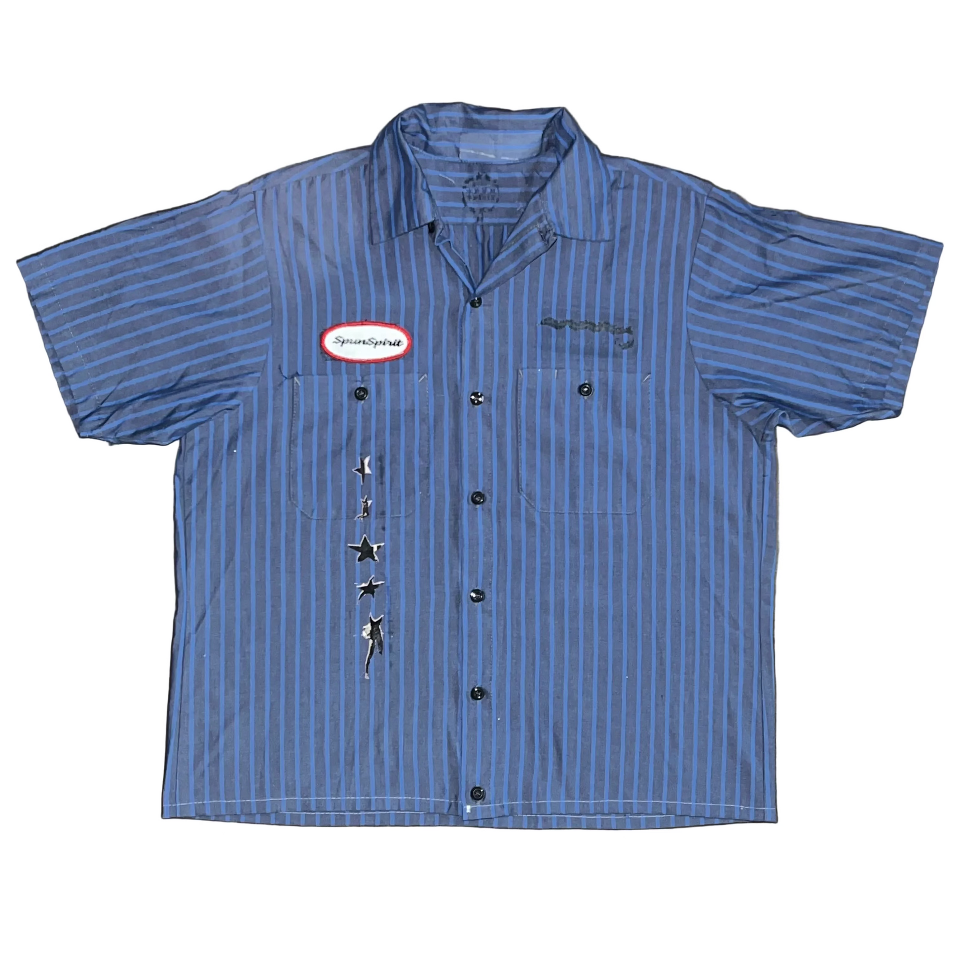 1:1 RWW CROPPED STRIPE SS : M