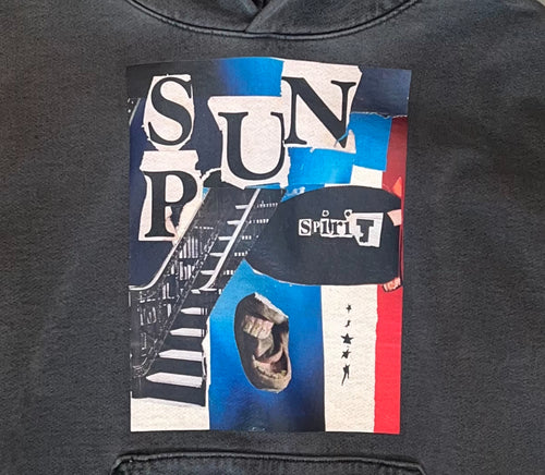 1:1 COLLAGE 2 HEAVY WEIGHT HOODIE : M