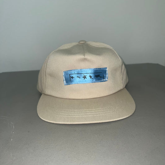 WARPED STARS PATCH HAT : TAN