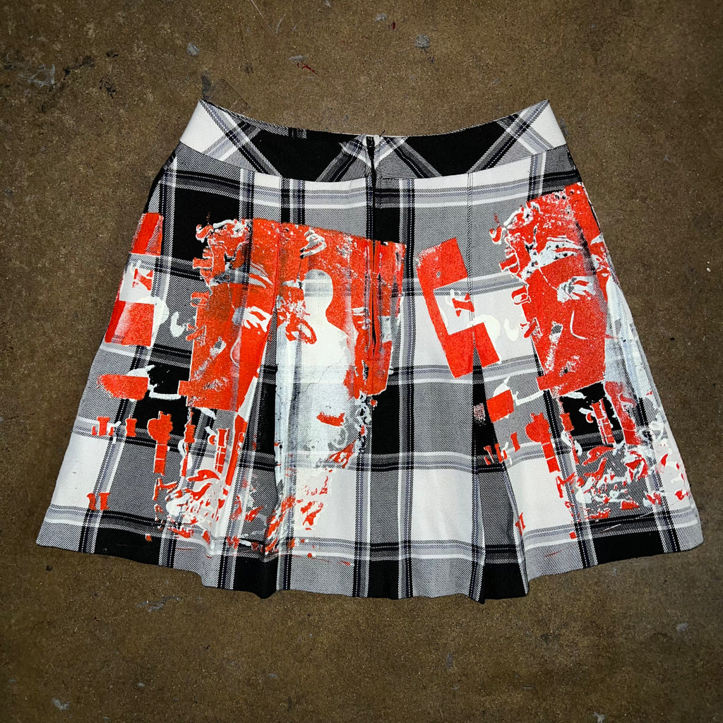 1:1 PRINT SCHOOL GRL SKIRT : XS