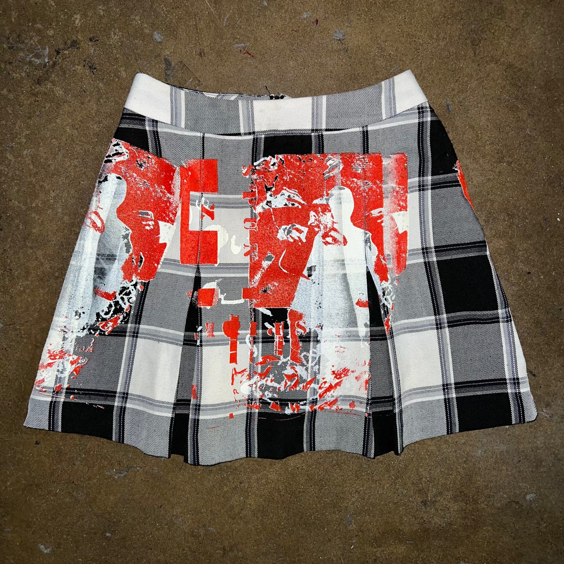 1:1 PRINT SCHOOL GRL SKIRT : XS