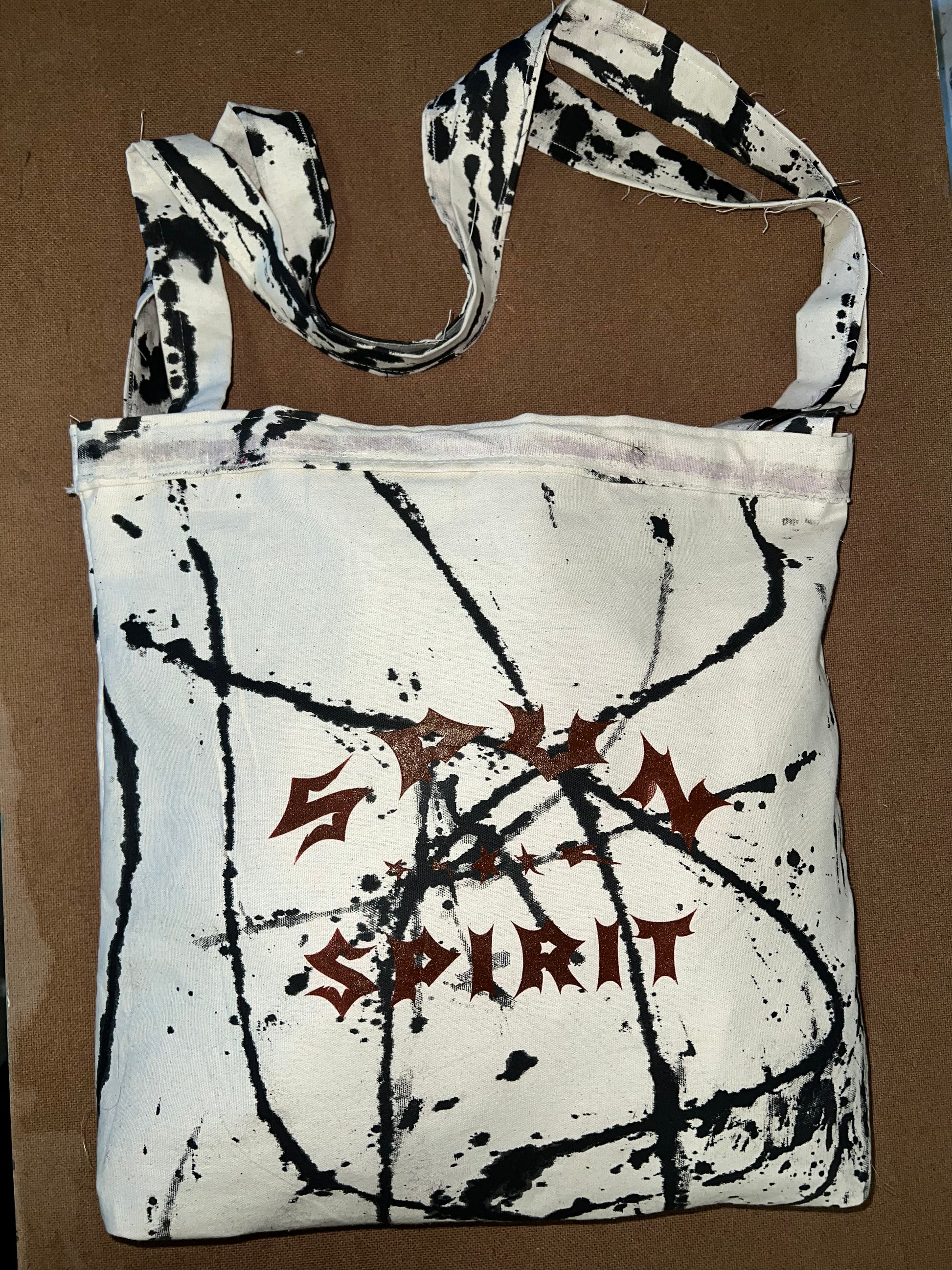 1:1 LARGE CANVAS TOTE : RAW